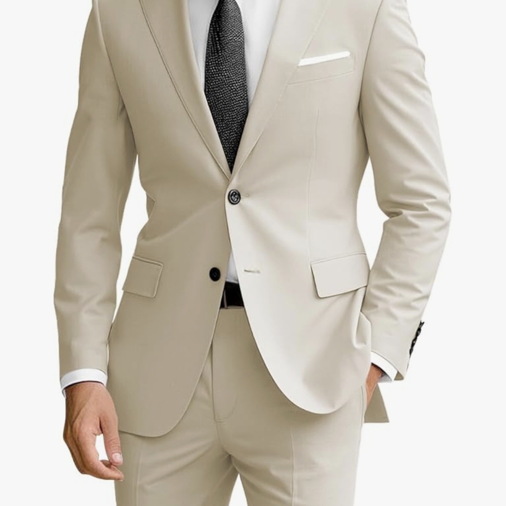 2 Piece Beige Suit
